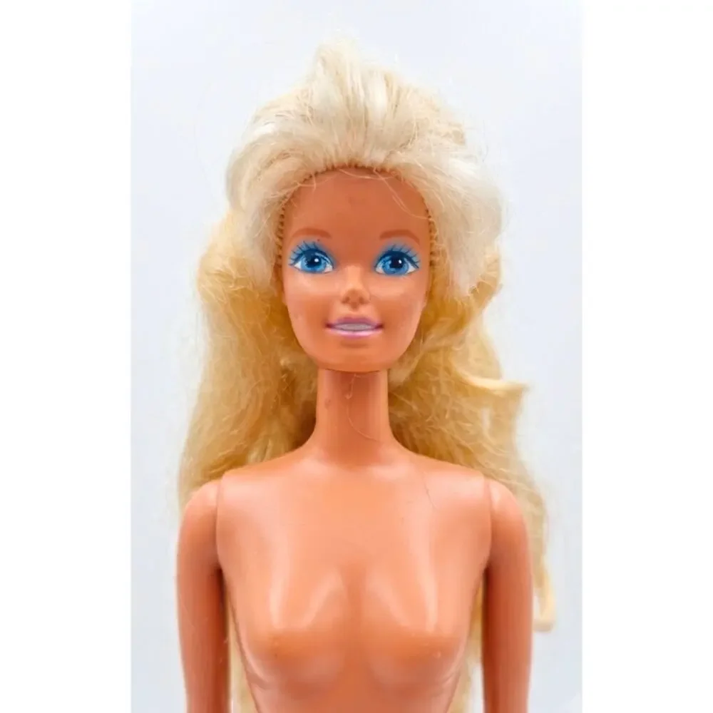 Vintage 1966 Twist N Turn Barbie Doll Legs Click 3 Times Hair Mangled